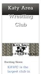 Mobile Screenshot of katyareawrestlingclub.org