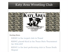 Tablet Screenshot of katyareawrestlingclub.org